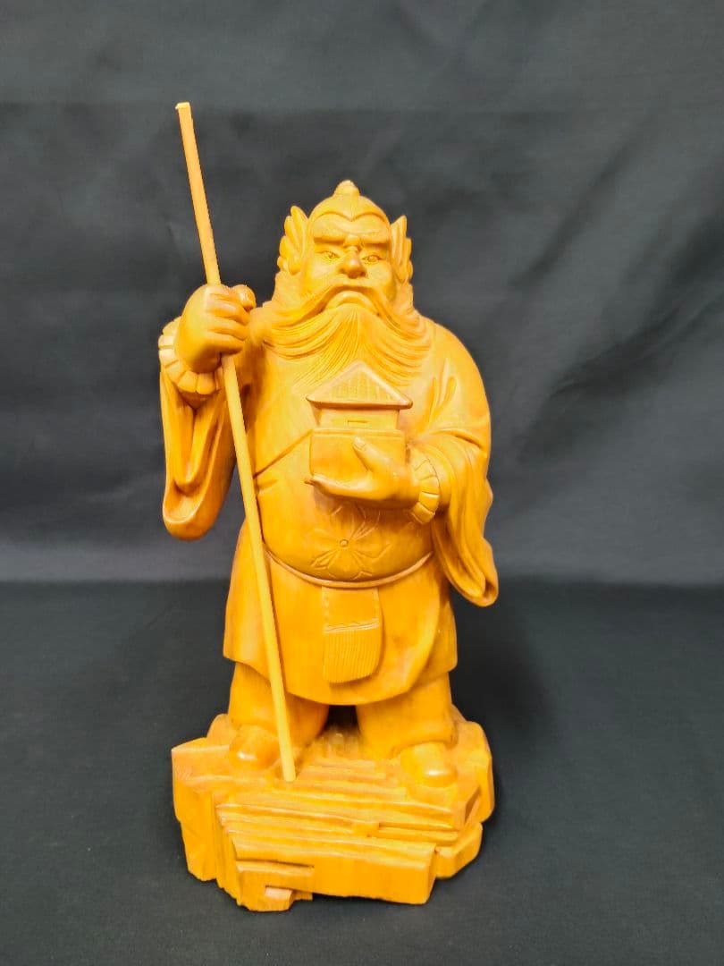 七福神 木彫り 置物 全7体揃い 恵比寿 大黒天 弁財天 - メルカリ