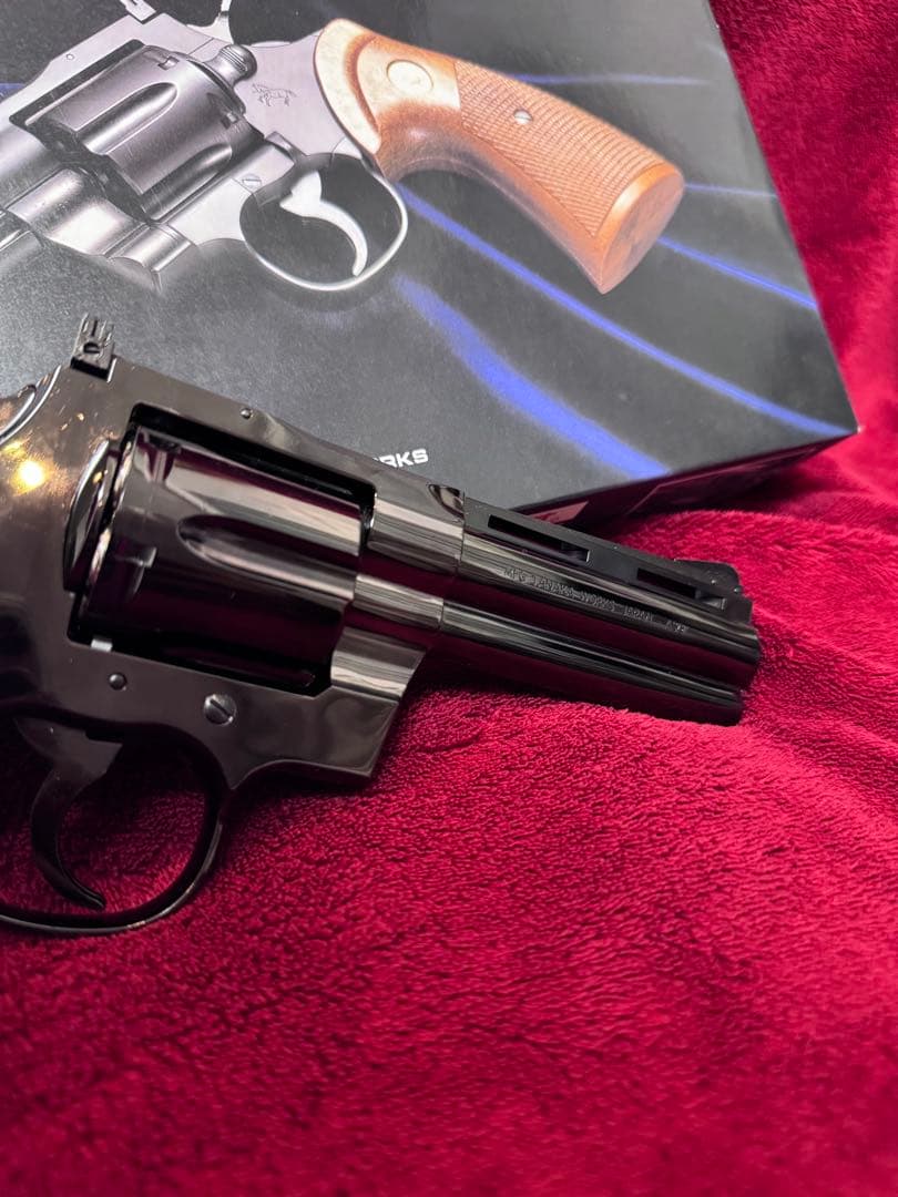 タナカワークス コルトパイソン 4インチ 希少ミッドナイトブルー