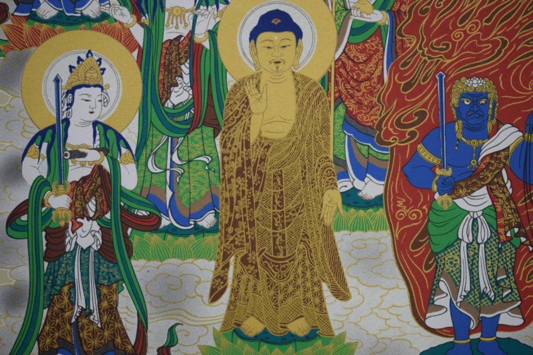 真作/出雲国十三仏霊場/布袋屋掛軸HF-480 真作/出雲国十三仏霊場/布袋屋掛軸HF-480