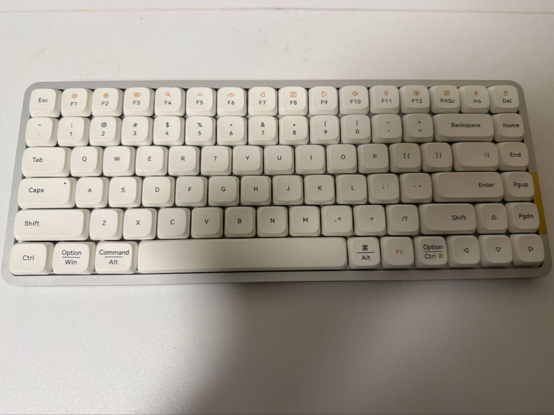 【美品】Lofree Flow84 ホワイト キーボード US配列