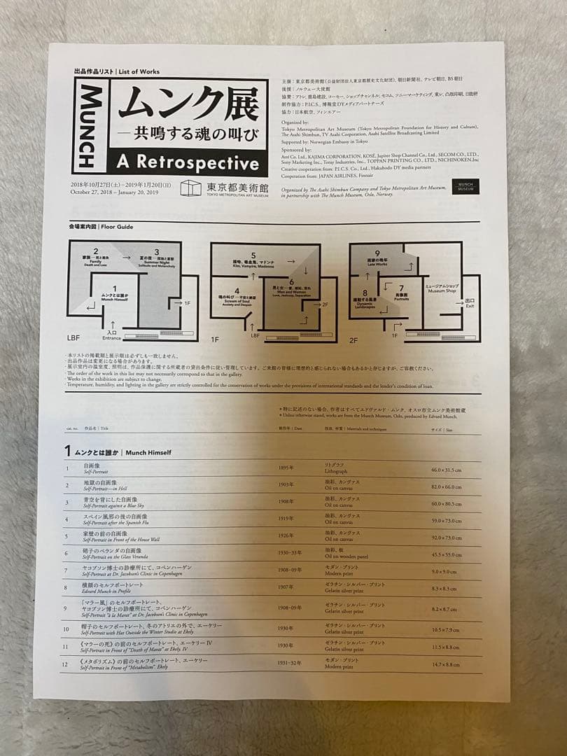 ムンク展 画集 その他セット