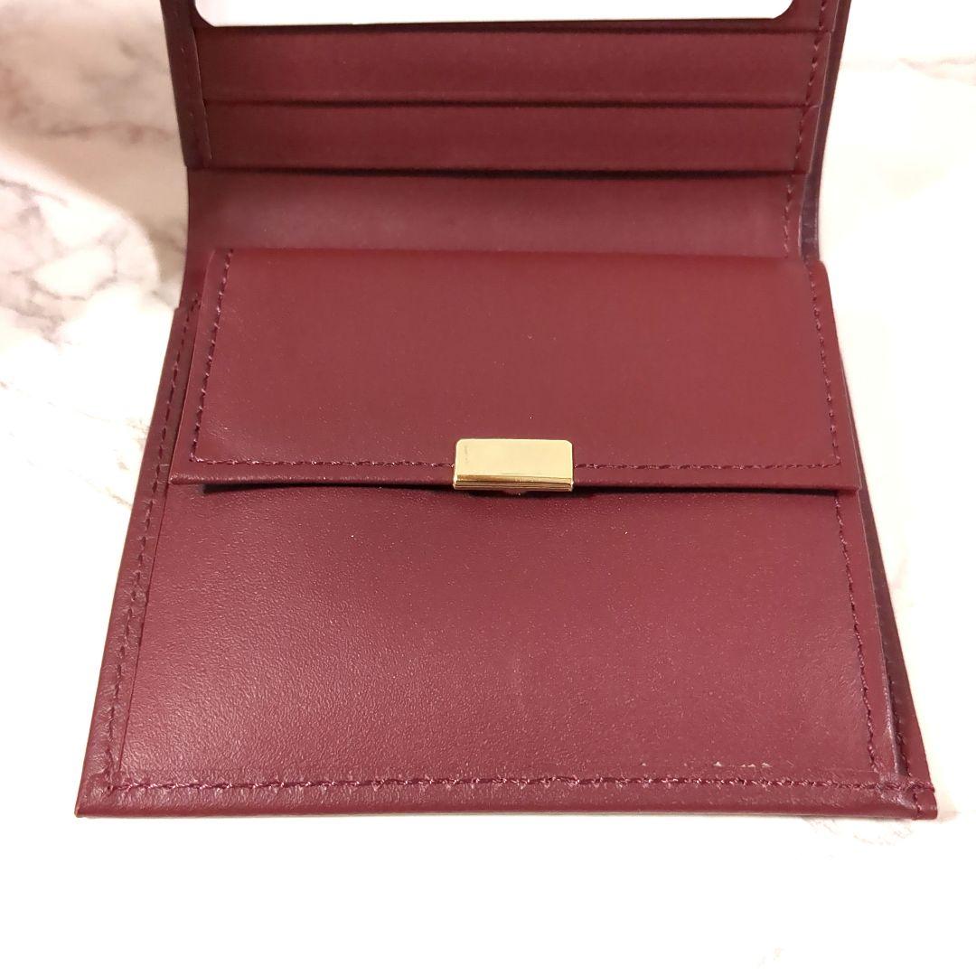 皇居財布 2つ折り財布 限定品 ボルドー 本革 - メルカリ