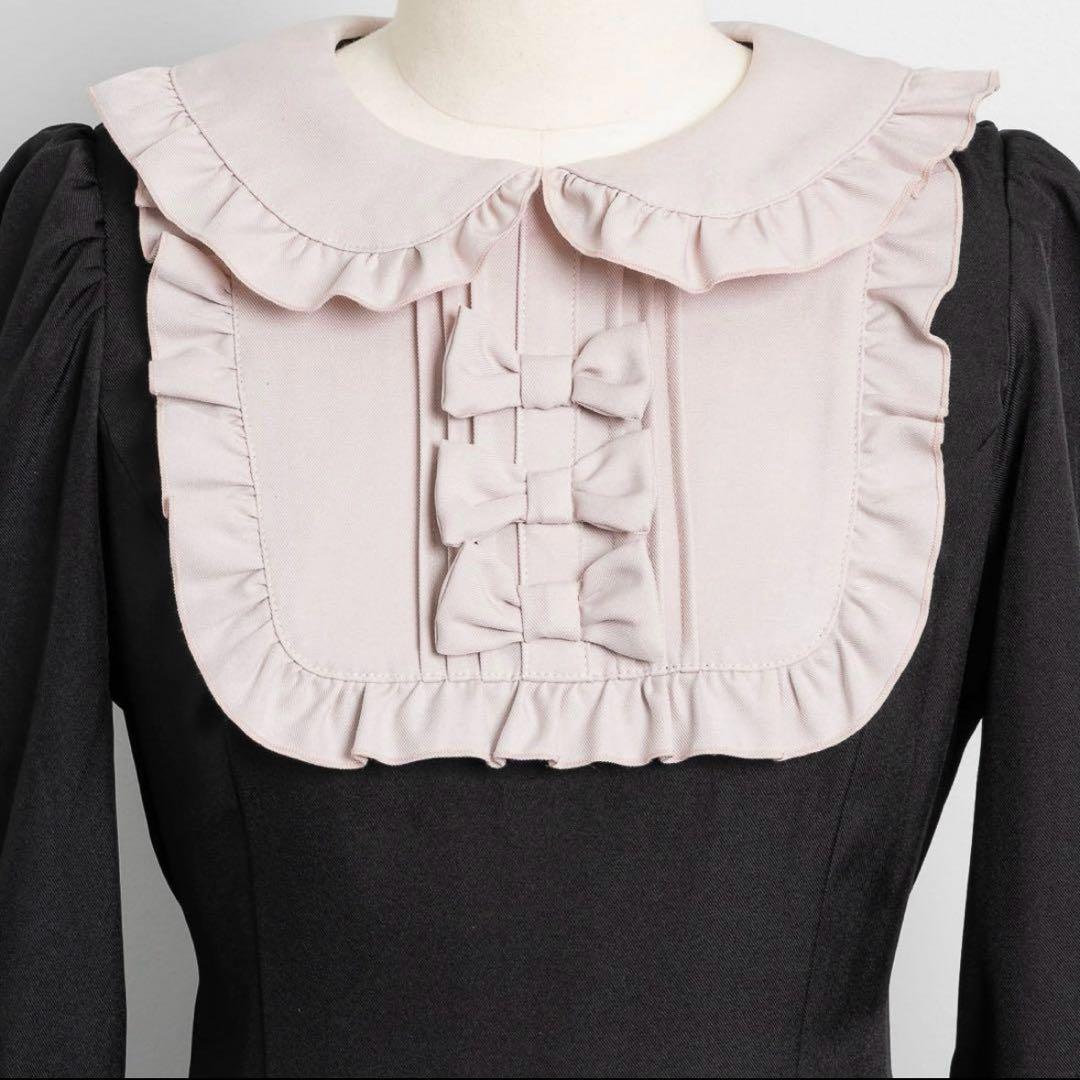 pium スクエアフリルリボンドーリーワンピース - メルカリ