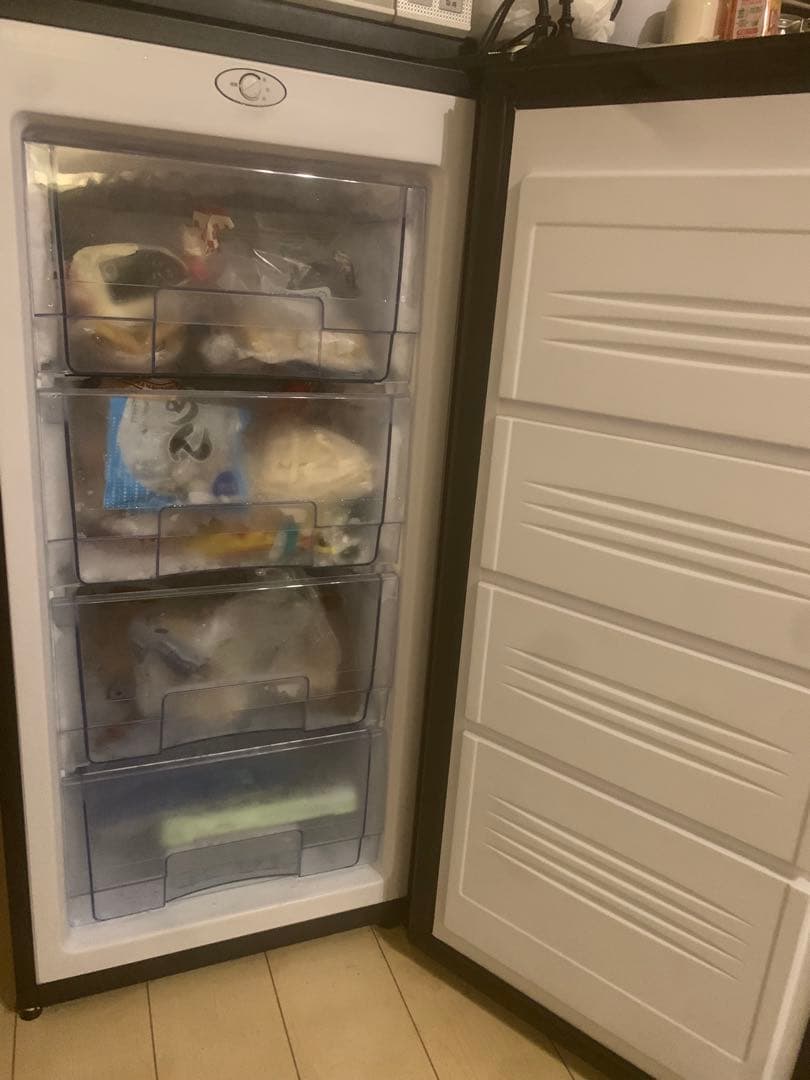 simplus 1ドア冷凍庫 SP-119FL ブラウン