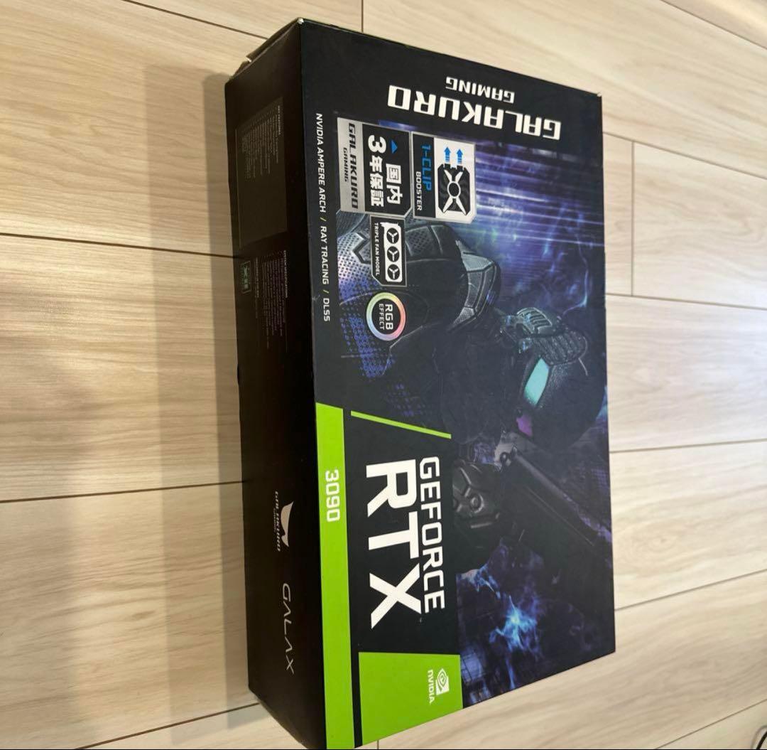 玄人志向RTX3090 GALAKURO GAMING GG-RTX3090-E24GB/TP | NVIDIA GEFORCE RTX 3090 搭載 グラフィック