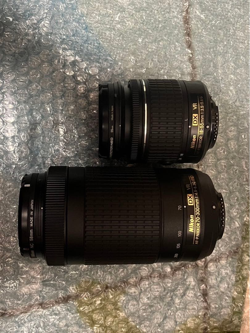 Nikon ズームレンズセット 18-55mm 55-200mm