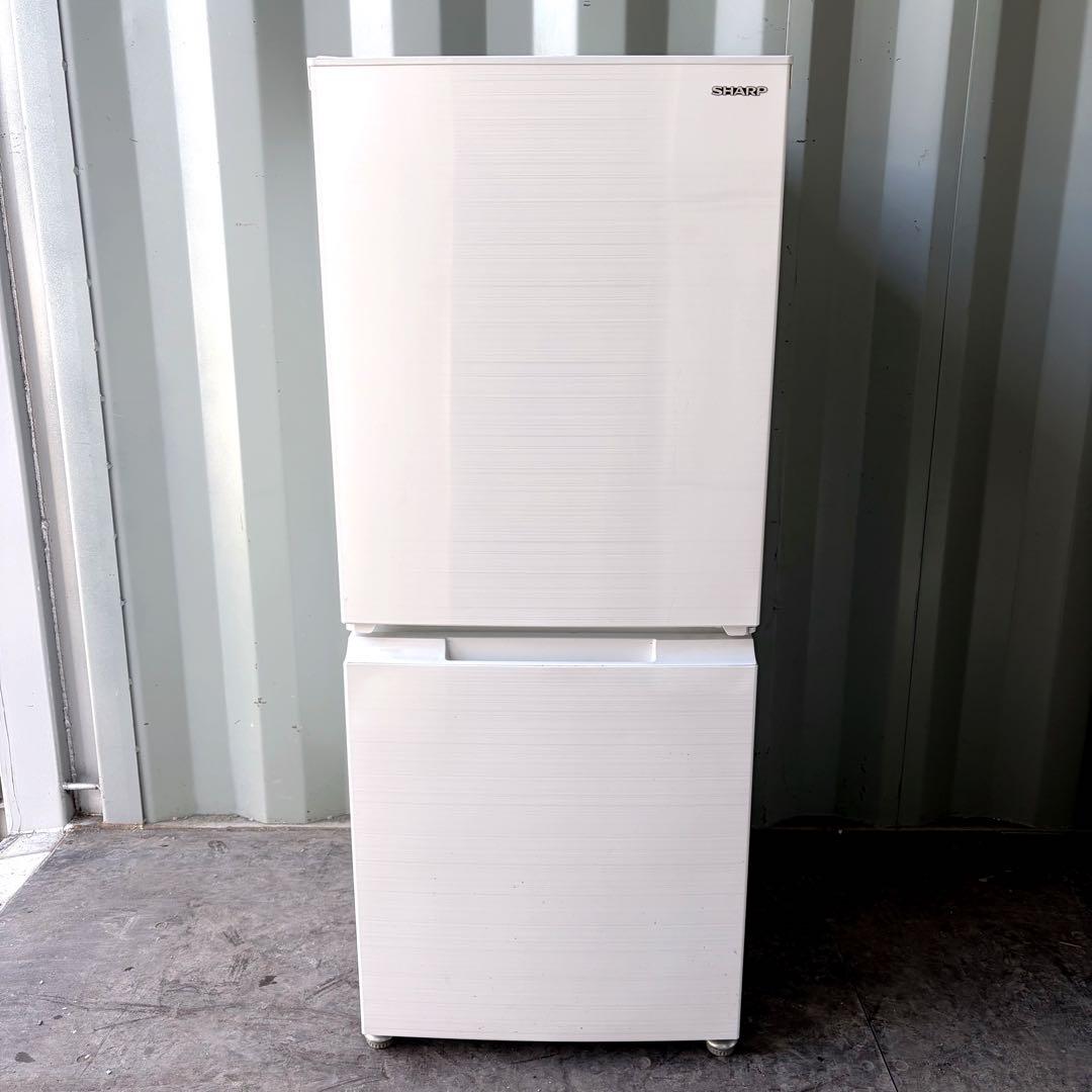 運搬取付無料！ホワイト純正SHARP付替どっちもドアスリム冷凍庫！完動超美品！