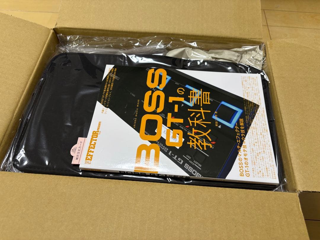 BOSS GT-1 + 純正アダプター + 教科書 +スリーブケース+クロス
