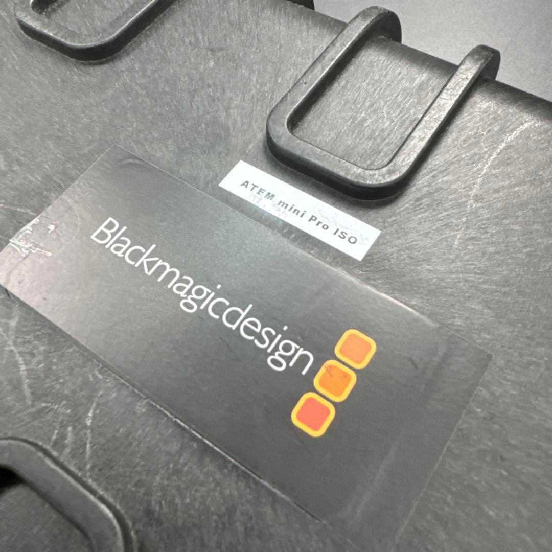 【週末値下】ATEM Mini Pro ISO + 専用ハードケース付き
