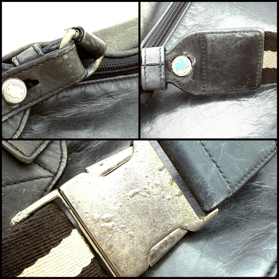 BALLY バリー トレインスポッティング レザー ボディバッグ スリング