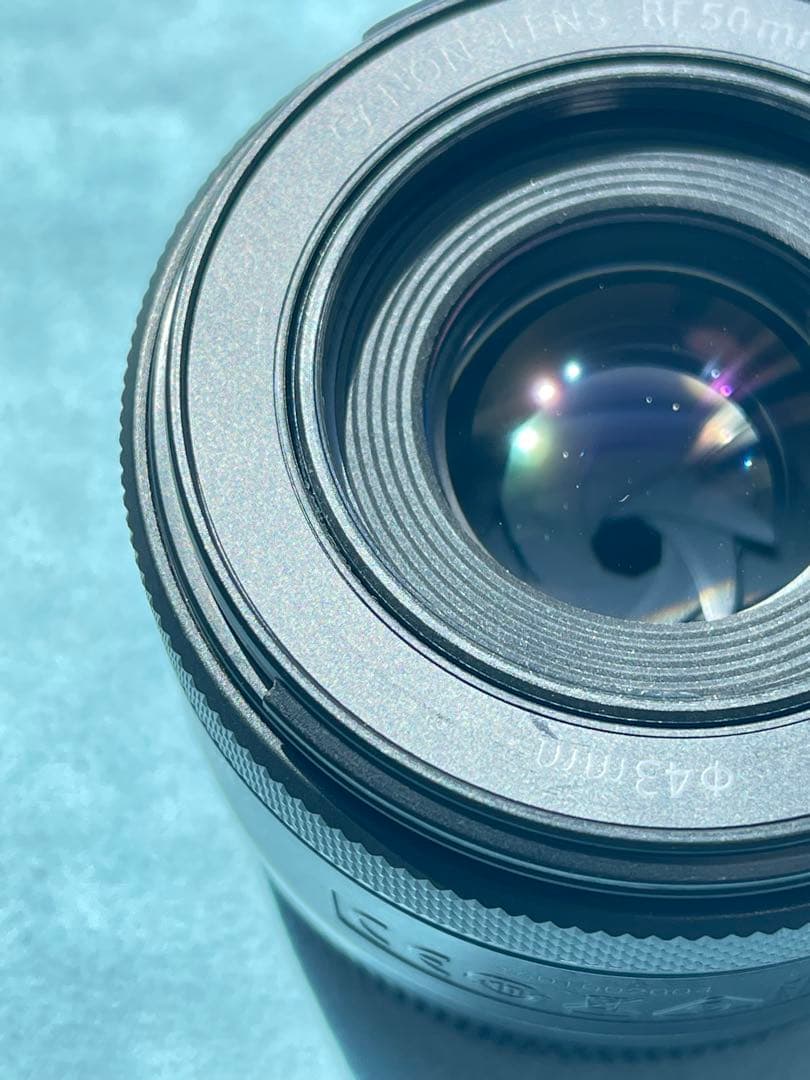 【中古】Canon RF50mm F1.8 STM＋純正フード・ポーチセット