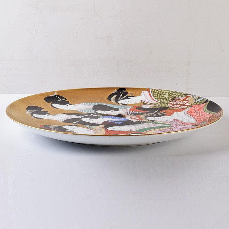 ノリタケ スタジオコレクション 金彩 浮世絵 大皿 飾皿 M 7816C - メルカリ