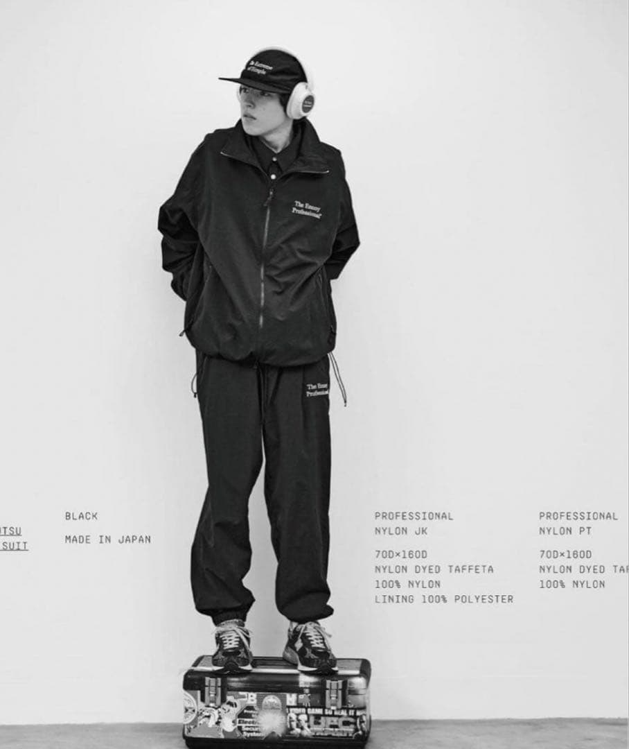 極美品】21SS ENNOY PROFESSIONAL ナイロン シャカパン 新