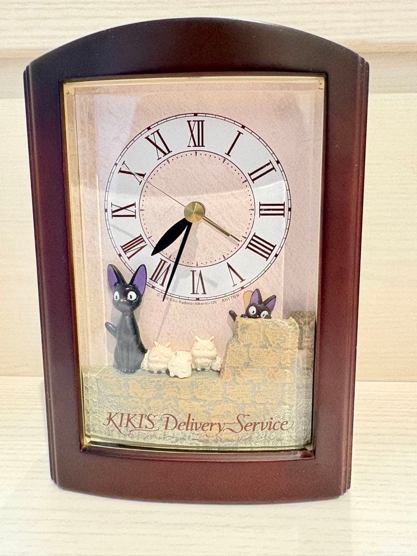 魔女の宅急便 ジブリ Kiki's Delivery 置時計 目覚まし ジジ - メルカリ