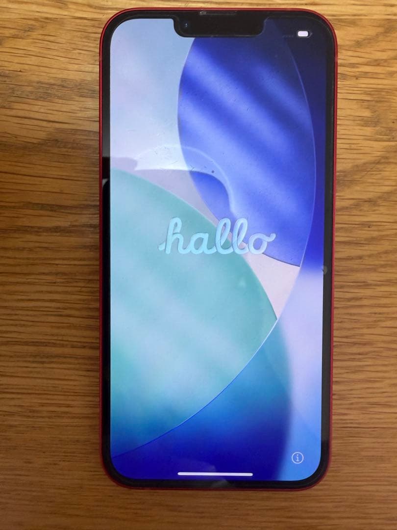 【美品】iPhone 13 (PRODUCT)RED 256GB SIMフリー