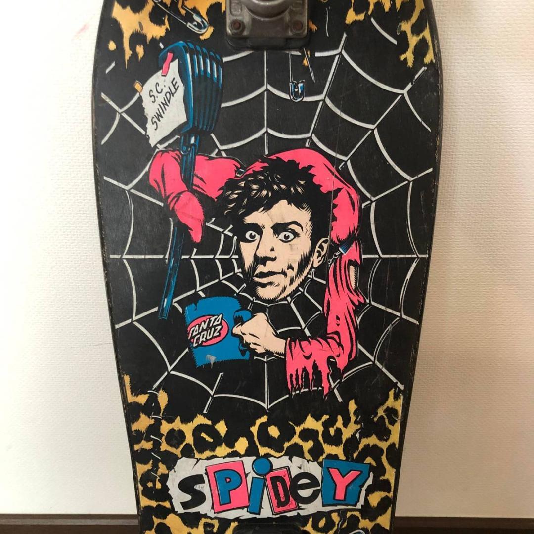 メガ！1985年・ビンテーオリジナルジデッキ！SANTA CRUZ/Spidey - メルカリ