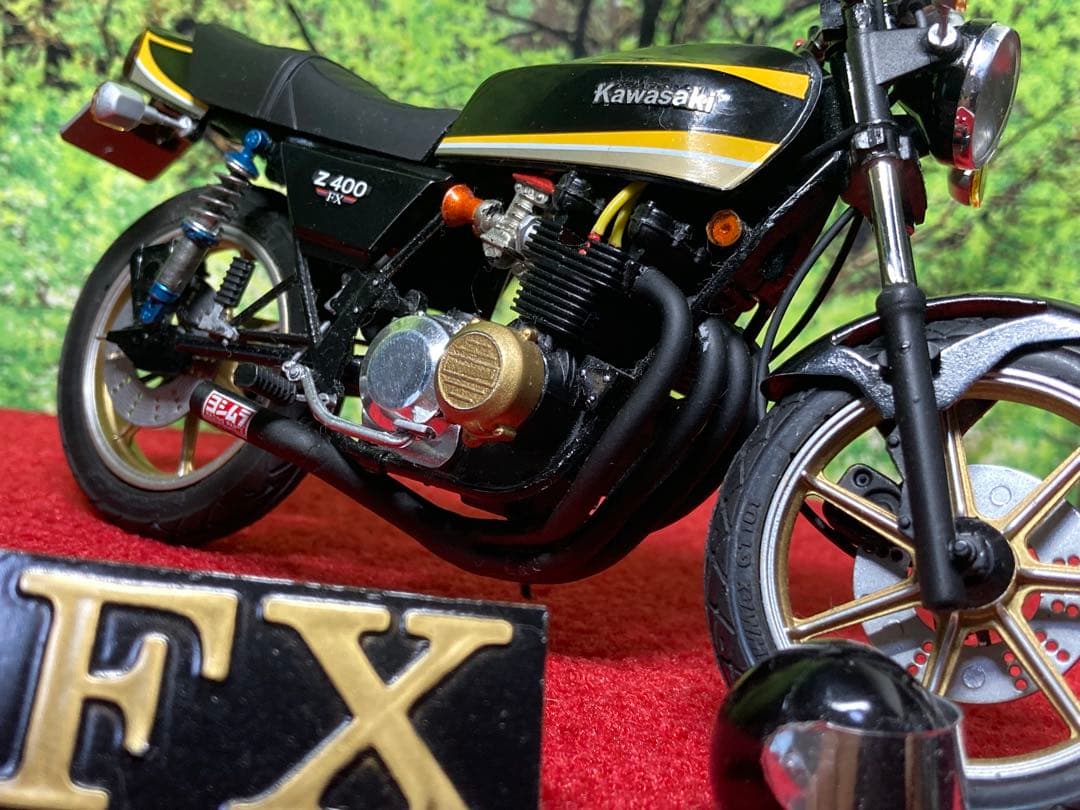え？さん専用アオシマ☆Z400FXタイガーカラー製作品(素人作品