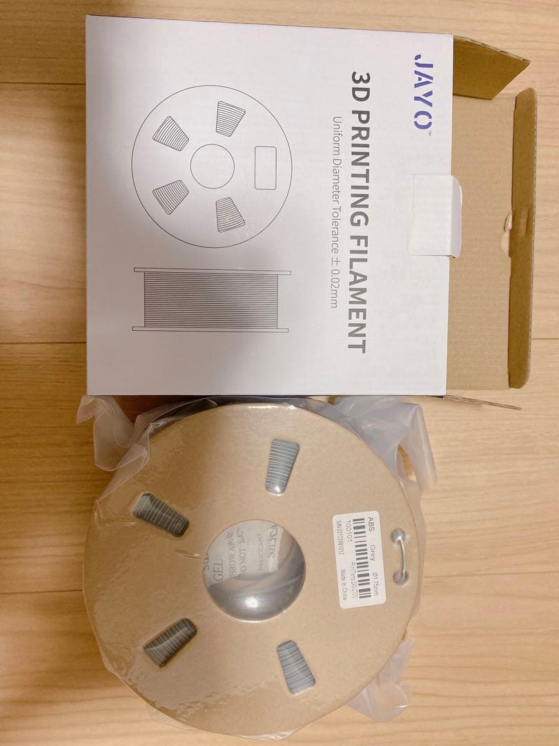 JAYO 1.75mm 3Dプリンターフィラメント寸法精度+/- 0.02mm