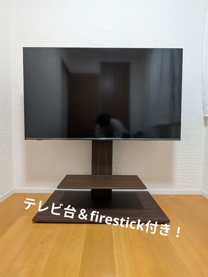 最終値引げ！Hisense 50A6H 50インチテレビとテレビ台セット