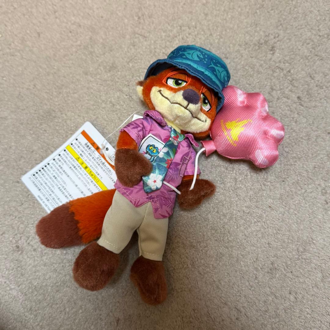 ディズニー ズートピア ニック ズートピア2 ぬいぐるみバッジ ぬいば