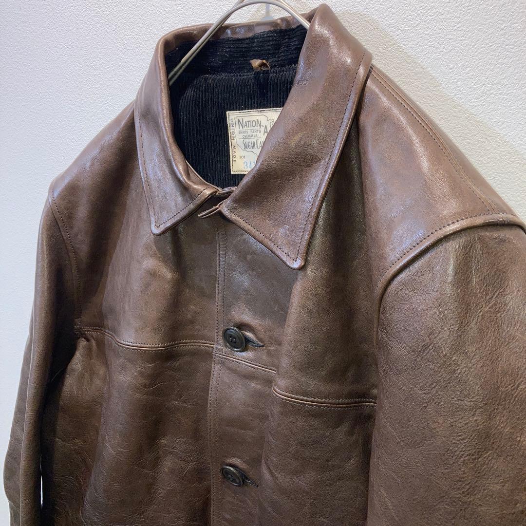 希少】SUGAR CANE シュガーケーン ホースハイド カーコート 40 - メルカリ