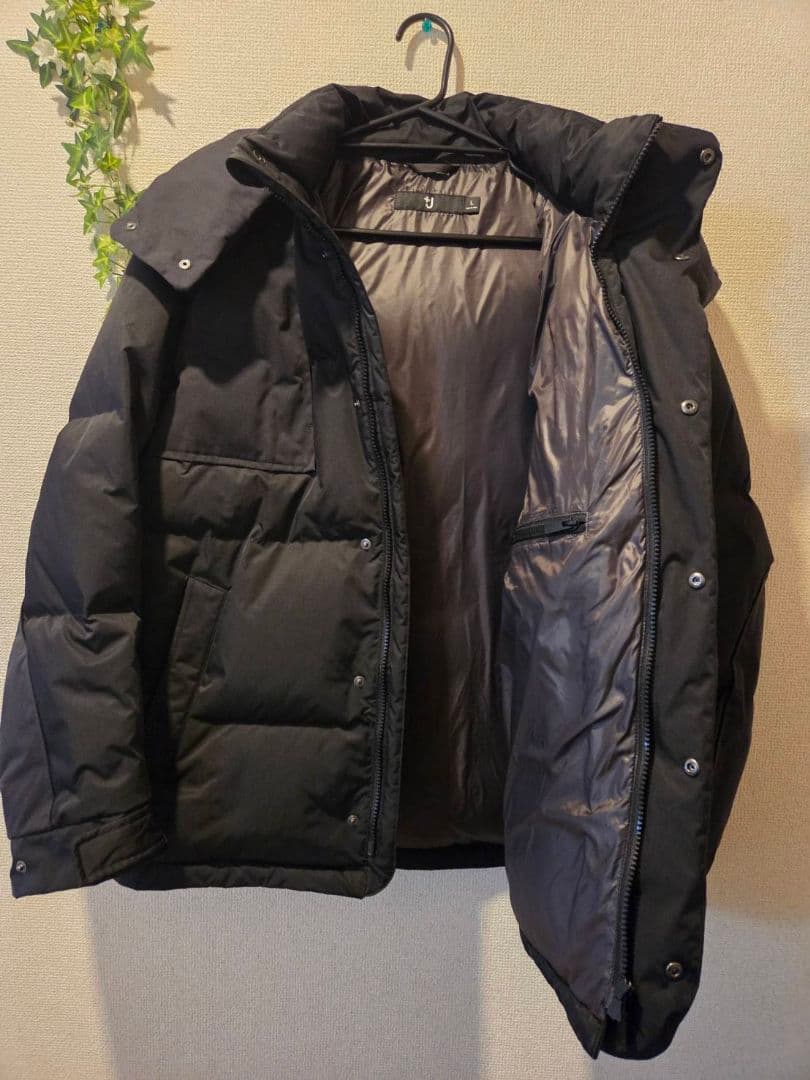 o*0様 ジルサンダーユニクロコラボ黒のダウンジャケット Lサイズ
