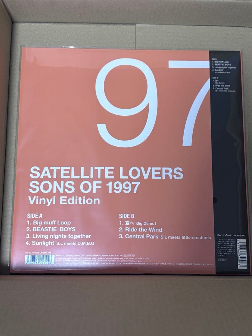 新品未使用SATELLITE LOVERS 「SONS OF 1997」 Sons of 1997~Vinyl Edition~(LP)/SATELLITE LOVERS/サテライト