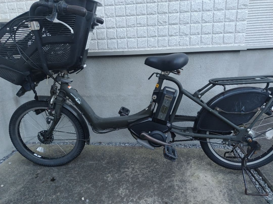 ヤマハPASKiss 電動アシスト自転車 チャイルドシート付き 3人乗り用チャイルドシート付きPAS Kiss mini un ヤマハ(YAMAHA) 子供