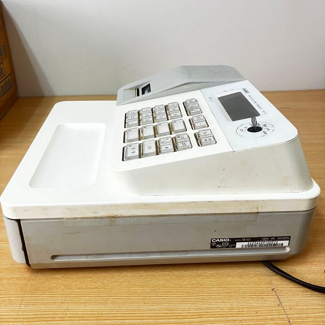 CASIO SE-G1 レジスター ホワイト ジャンク - メルカリ