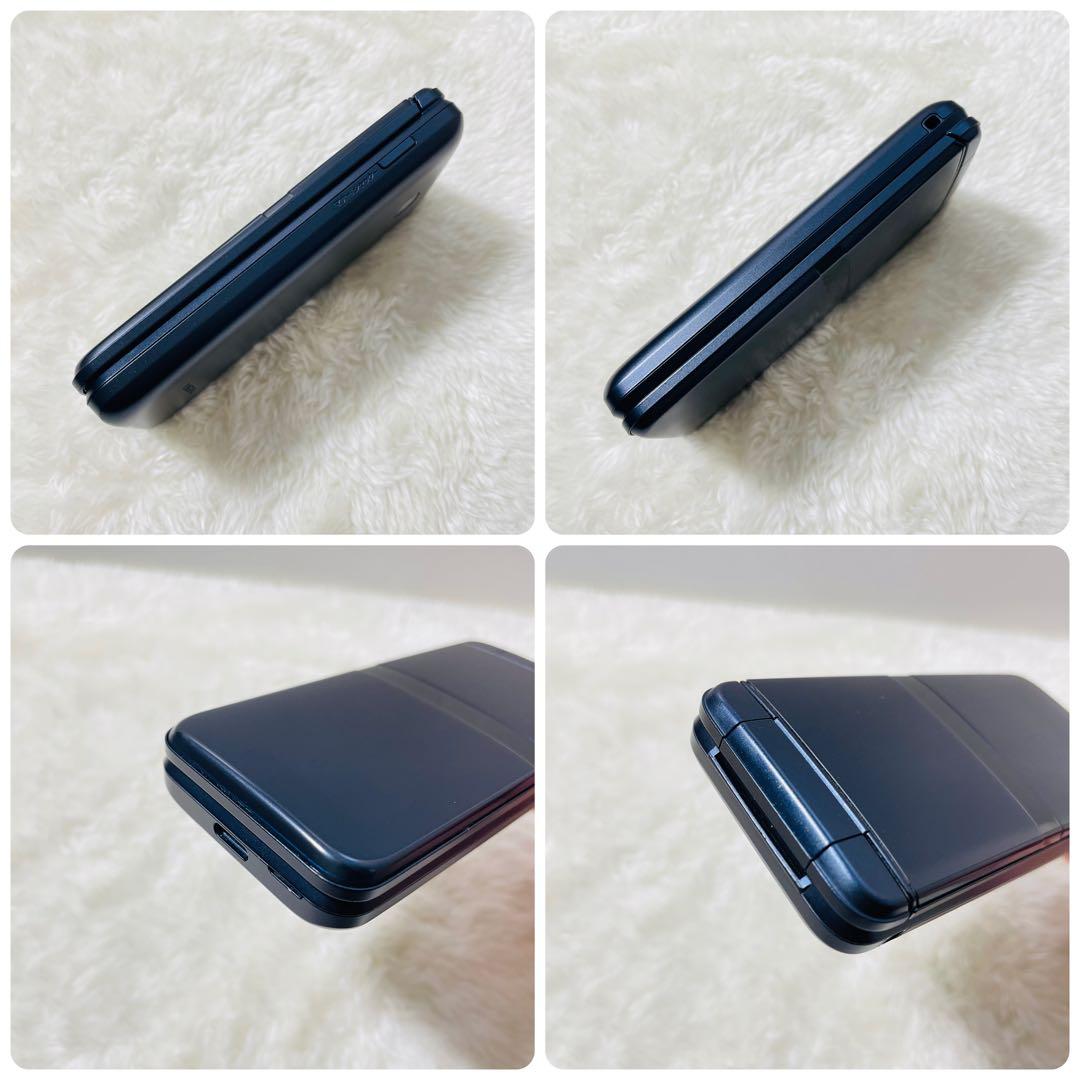 【新品同様品】京セラDIGNO KY-42C ネイビー 携帯電話 ガラホ