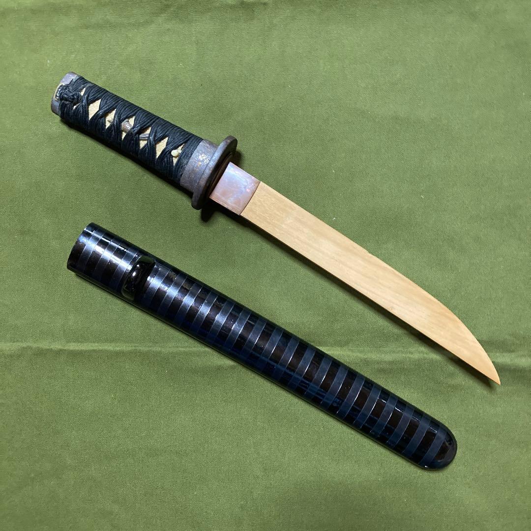 拵え 短刀 日本刀 刀装具 柄 鍔 鞘 江戸時代 レトロ - メルカリ