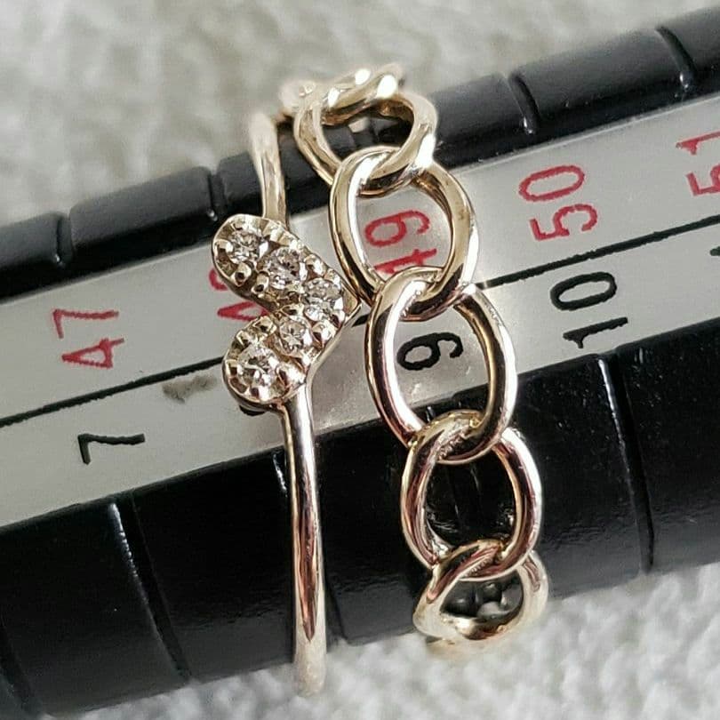 チェーンモチーフ♡9号【ジュエルクローゼット】K10 チェーン