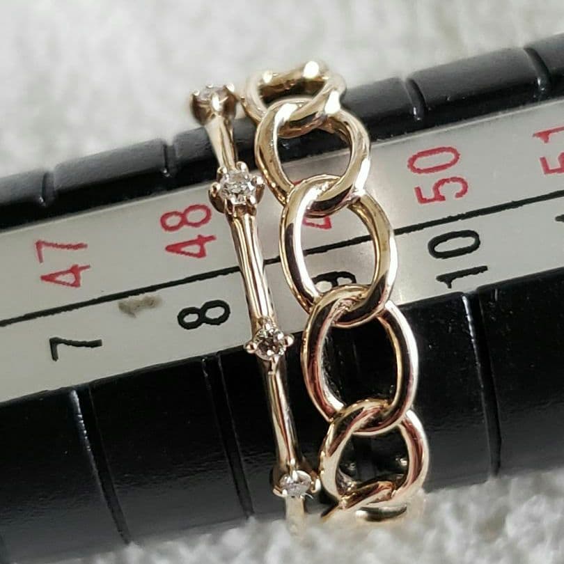 チェーンモチーフ♡9号【ジュエルクローゼット】K10 チェーン