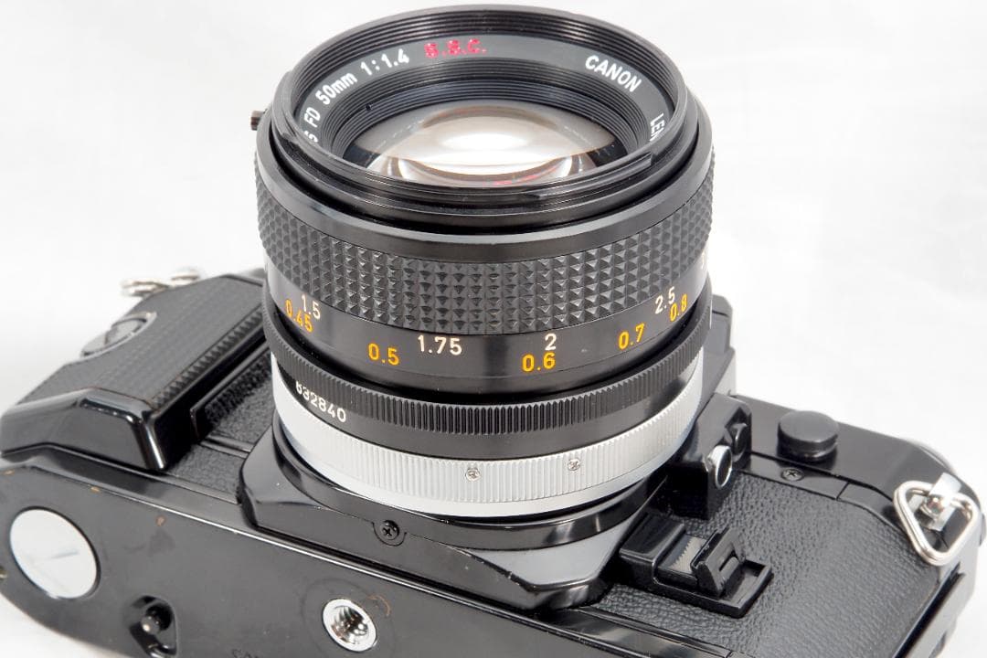 Canon AE-1 P 黒 50mm f/1.4 S.S.C. 分解整備済