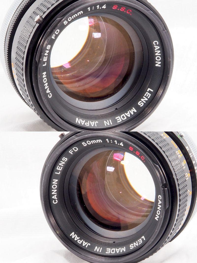 Canon AE-1 P 黒 50mm f/1.4 S.S.C. 分解整備済