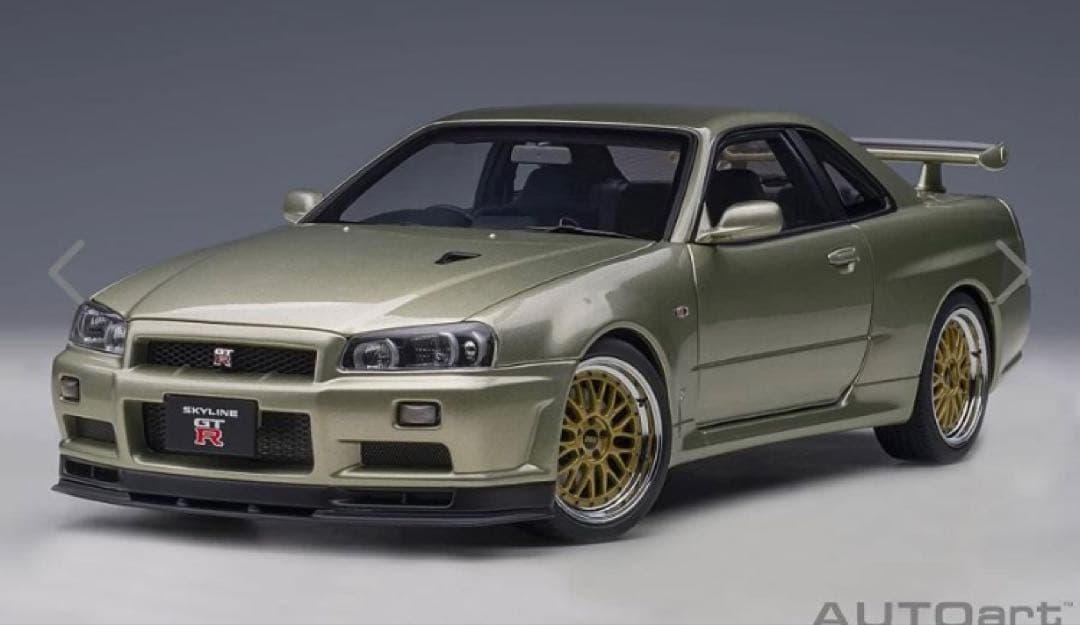 AUTOart 1/18 GT-R(R34) V-specⅡ NUR BBS ☆ - メルカリ