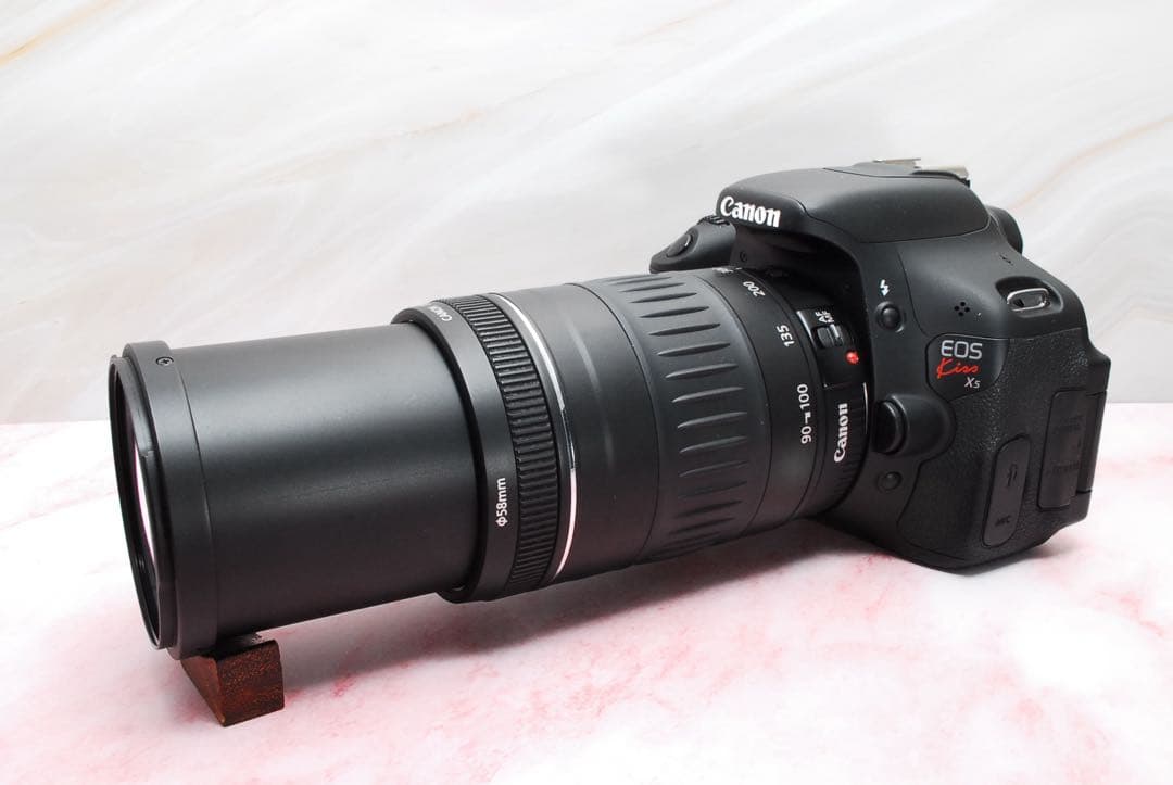 画面反転可能❣️Canon Kiss X5☆手ぶれ補正☆超望遠レンズ付き - メルカリ