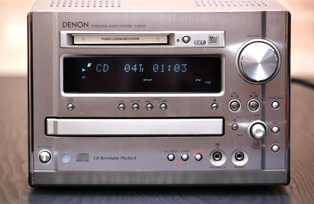 DENON D-MG33 CD/MD/TUNER/AMP　ミニコンポ 　美品