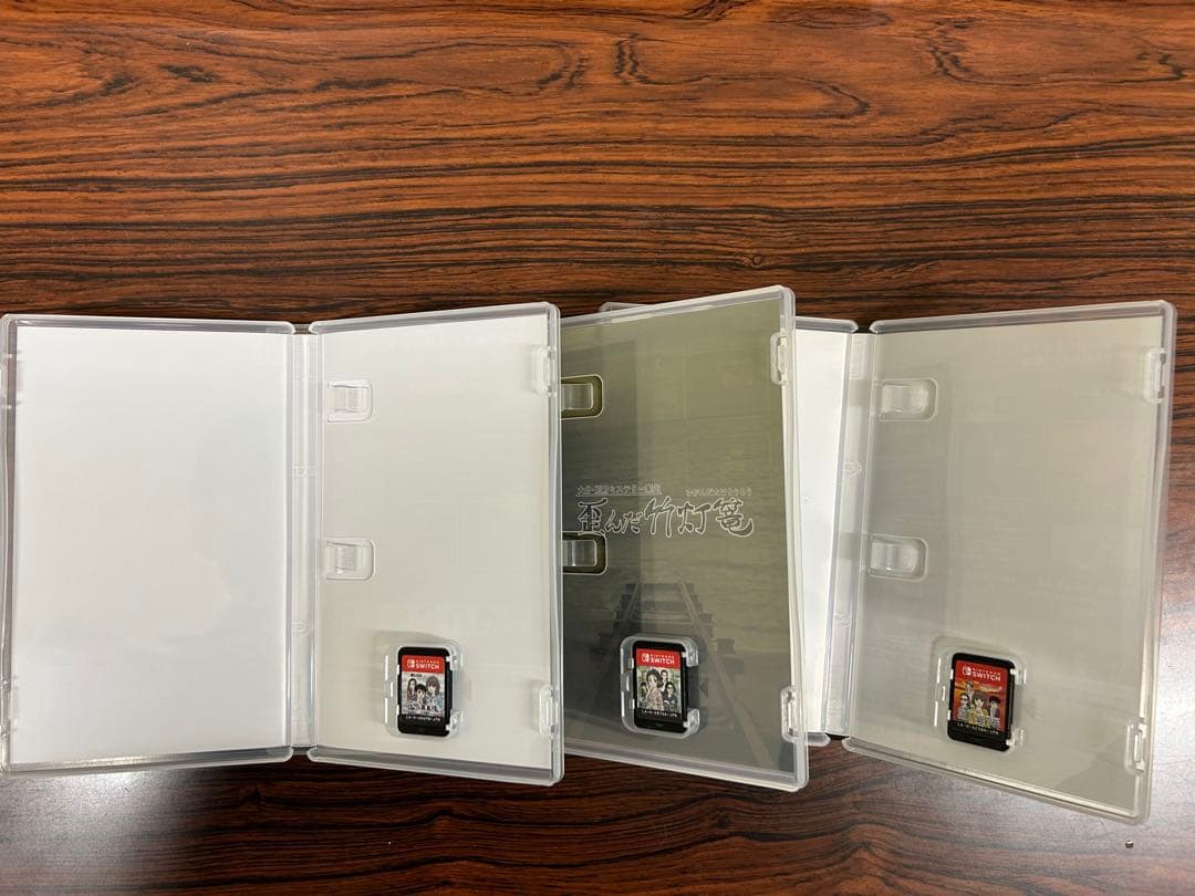 ミステリー案内（偽りの黒真珠、凍える銀鈴花、歪んだ竹灯篭）3本