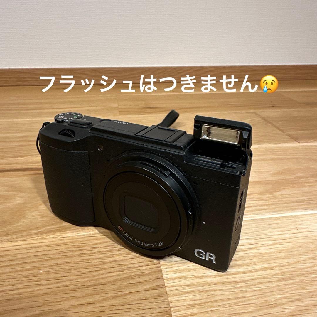 【RICOH GR II】｜フラッシュ不良｜現状品　シャッター回数1638回