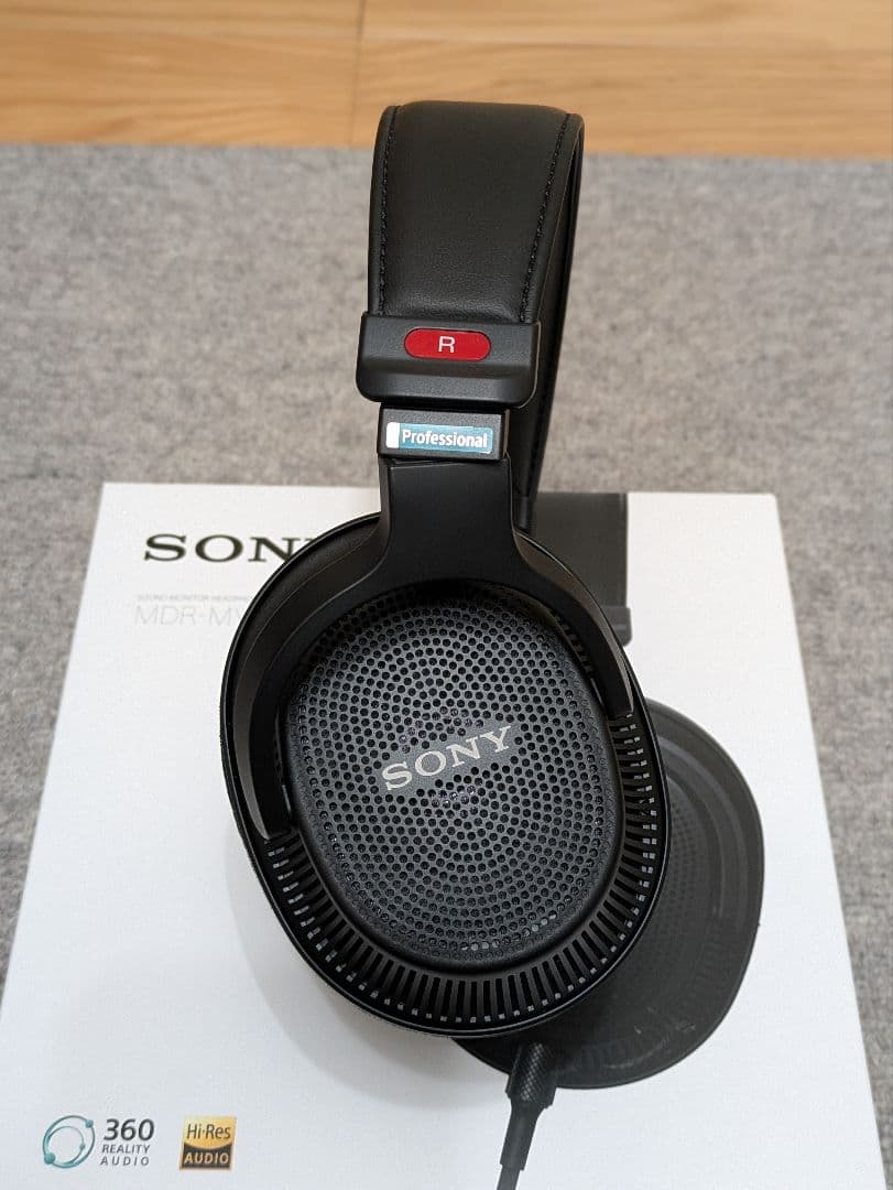 SONY MDR-MV1 ブラック 有線ヘッドホン