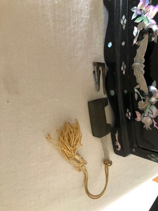 中国 アンティーク 家具 螺鈿細工 観音扉 棚 ビンテージ インテリア