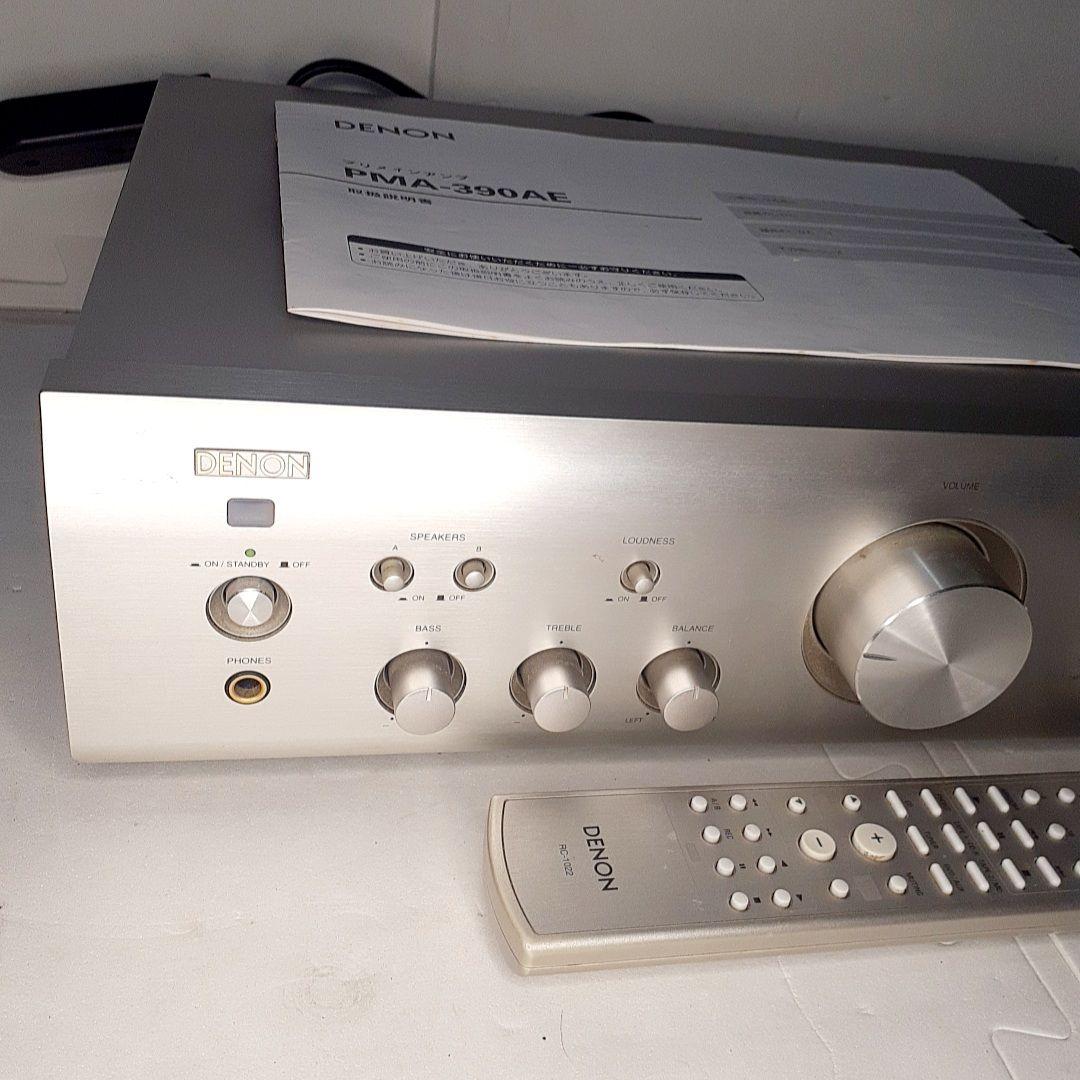 美品 動作品 DENON デノン PMA-390AE プリメインアンプ リモコン
