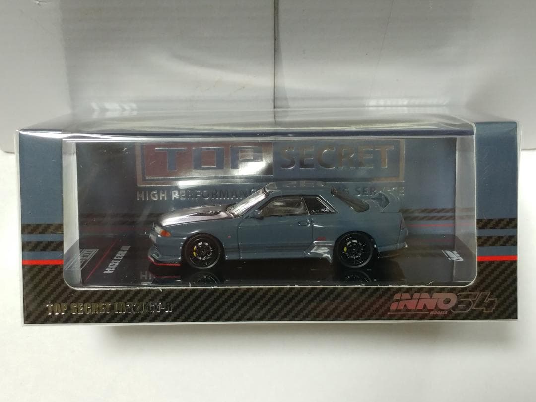 イノモデル 1/64 日産 スカイライン GT-R R32 トップシーク グレー