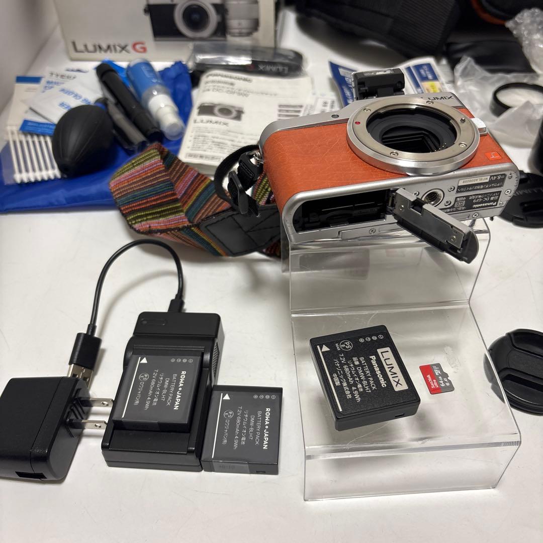 LUMIX G ミラーレス一眼カメラ DC-GF9W ダブルレンズキット+2点