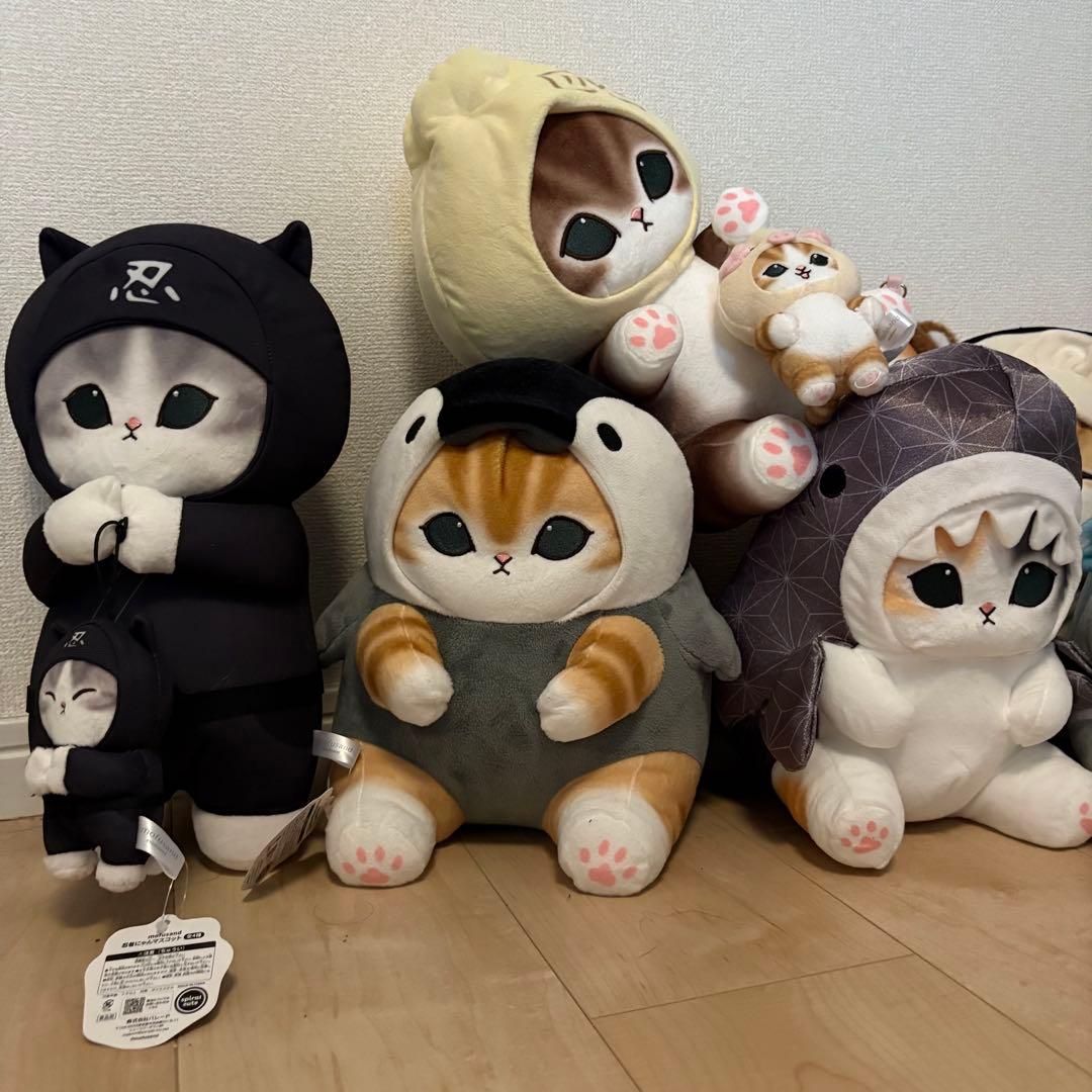 モフサンド BIGぬいぐるみ まとめ売り 忍者にゃん 他 美品 ※バラ売り