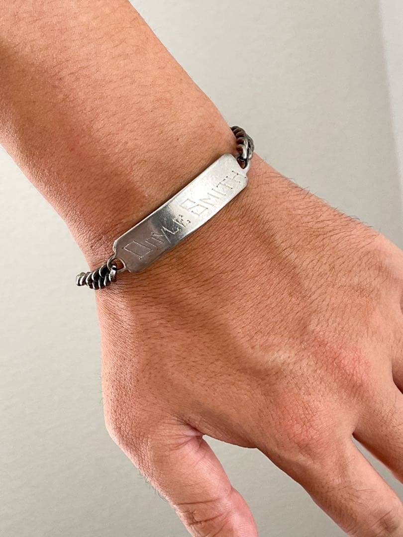 40s WW2 ヘビー スウィートハートジュエリー IDブレスレット