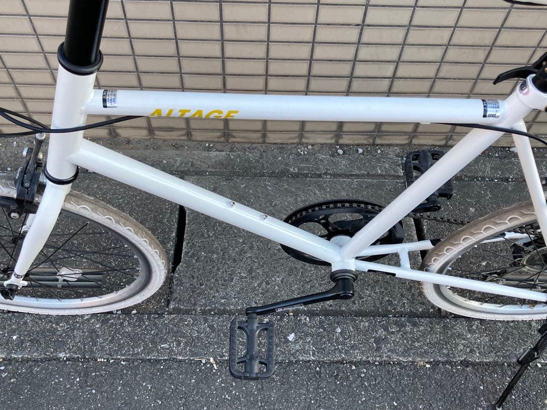 美品 ミニベロ アルテージ ALTAGE AMV-001 外装7段 オオトモ - メルカリ