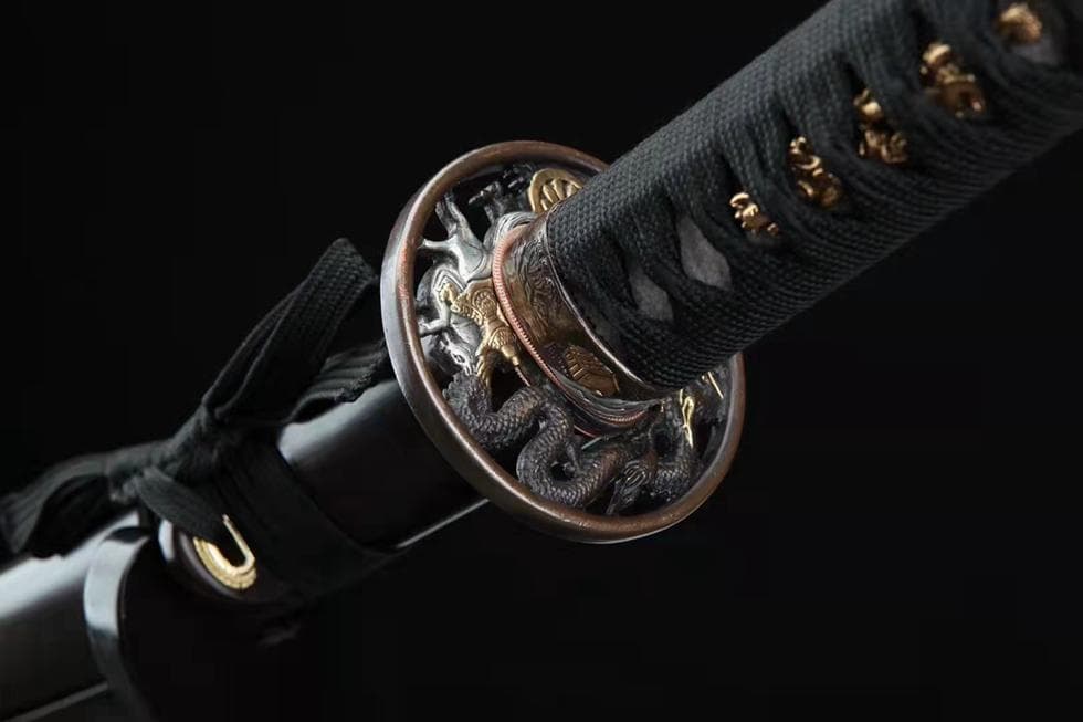 騰龍の神士 日本刀 模造刀 居合刀 武士道 武蔵 鑑賞用 手鍛造