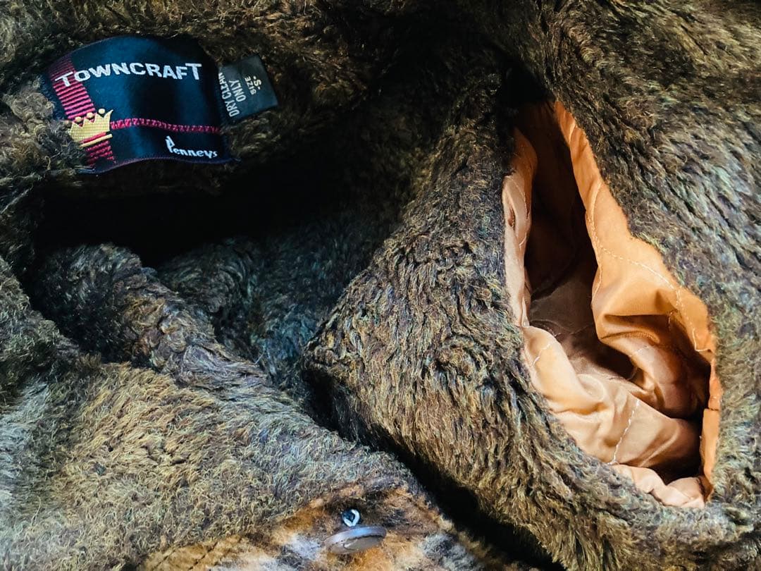 60'sヴィンテージ☆TOWNCRAFT by PennysウールチェックJKT